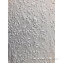 Polyester 3d emboss fabric in leaves design